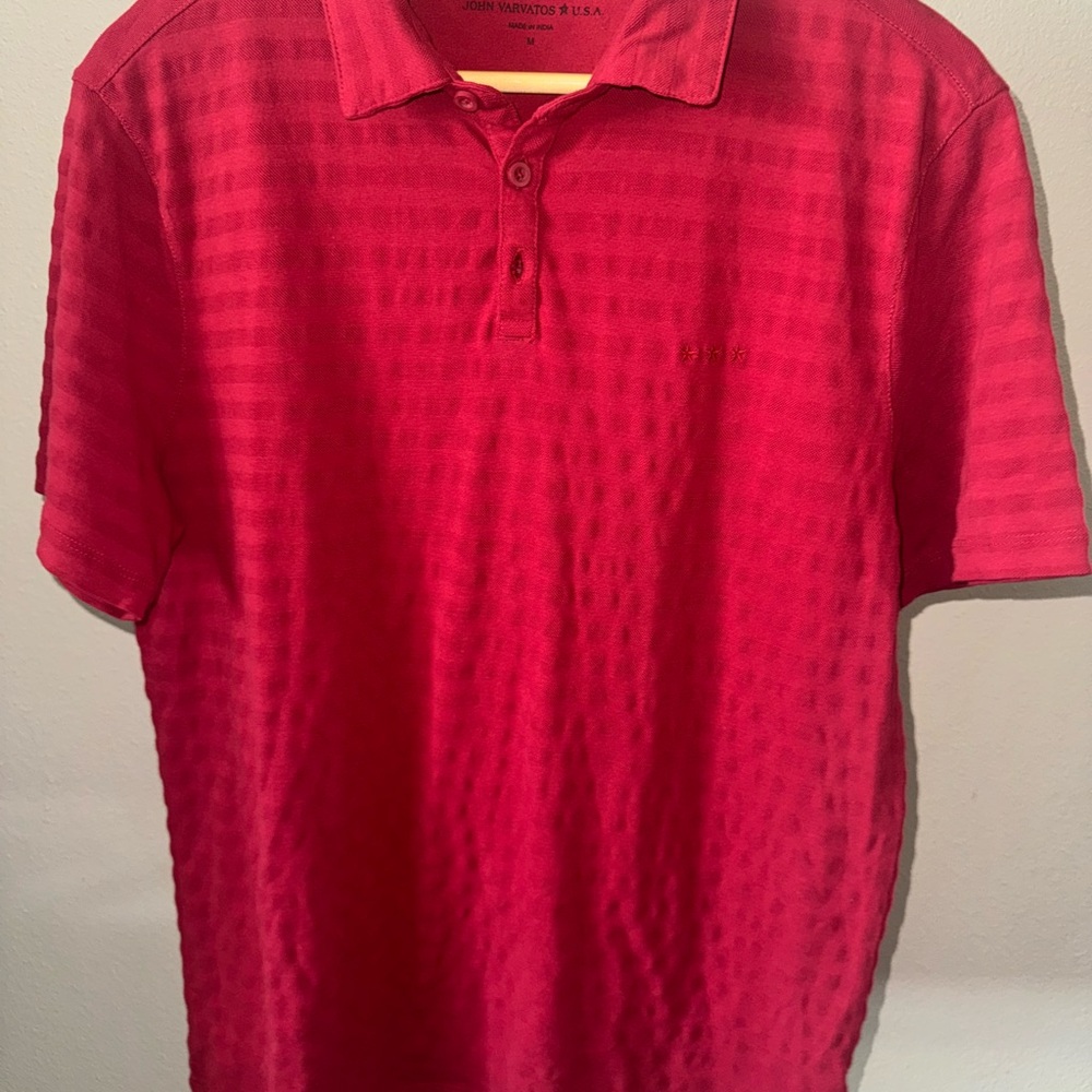 John Varvatos Vibrant Red Polo Shirt